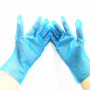 Light blue disposalbe tpe gloves 