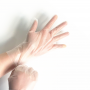 Light blue disposalbe tpe gloves 